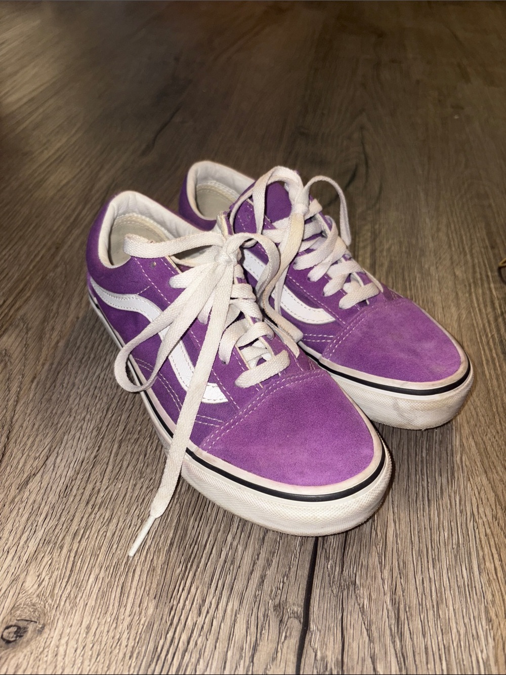 Vans purple sneakers